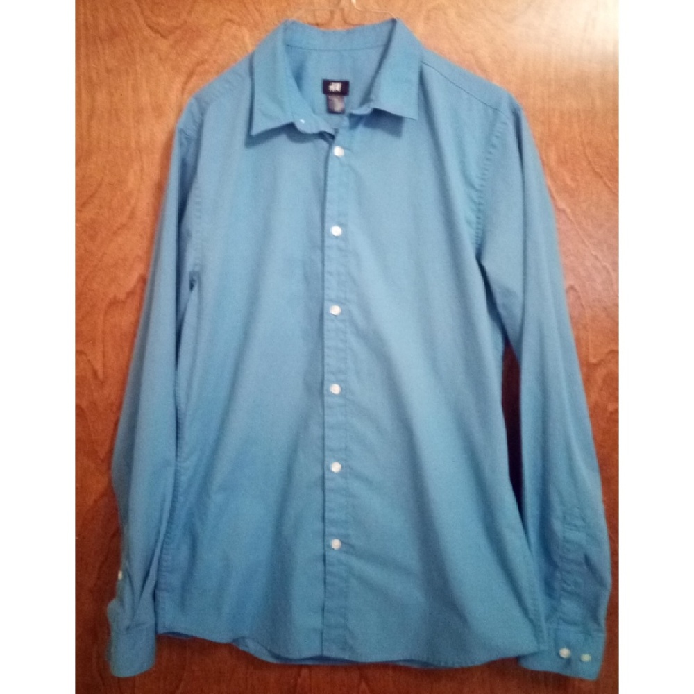 Men's H&M blue button up